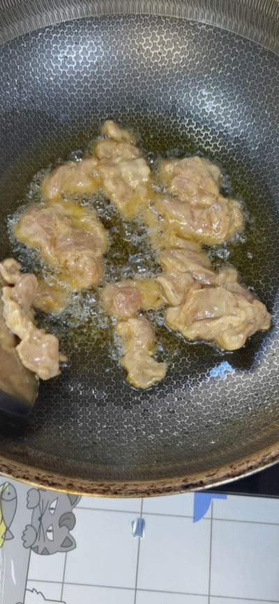 过油肉土豆片的做法步骤：6